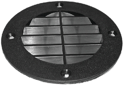 LOUVERED VENT COVER - BLK